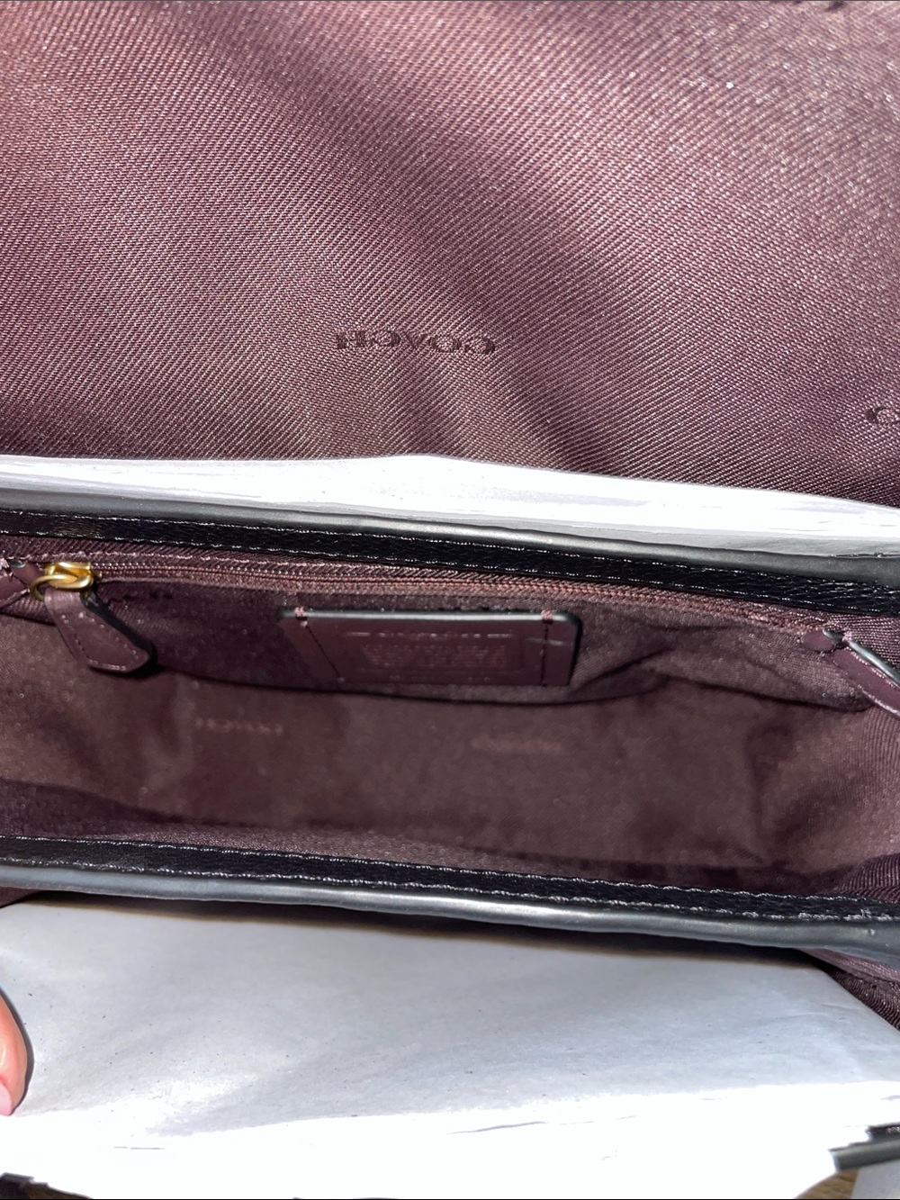 Coach Cassie 19 in Black Pebbled Leather - Picture 13 of 14